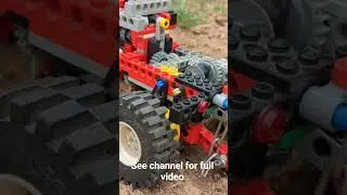 Lego technic logging winch truck Winchester heavy log #farming  #legovehicle #lego