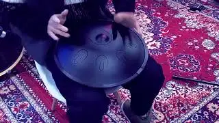 Mini Handpan | Tongue Drum Hluru 14 Inch 9 Note | Amazing Sound Test