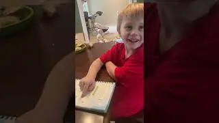 Homeschool Morning: TGATB Booster Card Lesson with Gabriel