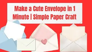 Beautiful Handmade Paper Envelope | Step-by-Step Craft Idea #diy #art #handmade #envelope #viral