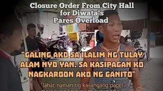 Diwata's Pares Overload may Closure Order From City Hall
