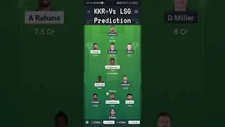 KKR Vs LSG | IPL Match Prediction | Dream Team #ipl2025 #kkrvslsg #dreamteam #fantasy
