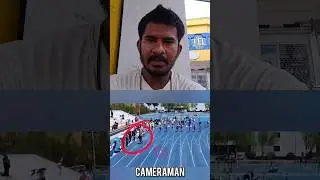 cameraman 100m run #camera #cameraman #running #100m