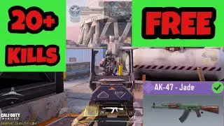 TRYING OUT THE NEW + FREE LEGENDARY SKIN AK-47 JADE || COD MOBILE