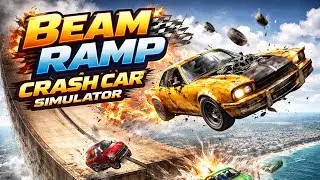 Beam Ramp Crash Car Simulator | Insane High Jump Crashes
