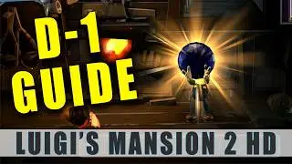 Luigi's Mansion 2 HD D1 Cold Case Walkthrough - D-1 Boo location and Gem 2 - Nintendo Switch