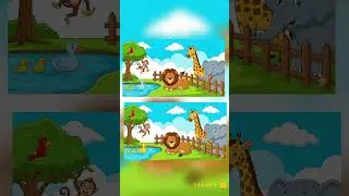 Spot the Differences 🦁🐘 HARD Animal Challenge | Find All 6