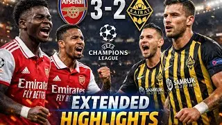 Arsenal vs Kairat.UEFA champions league match Extended highlights.Credit👉@UEFA @arsenal @KairatTV