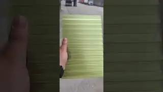 25mm light green PC hollow sheet for partition decoration #hollowsheet