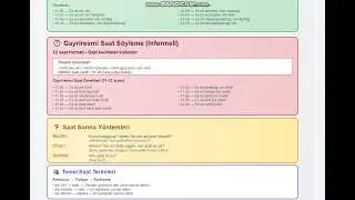 Almanca Saatler Anlatım Videosu