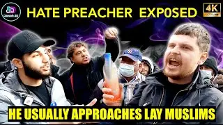 HATE PREACHER TOLD OFF BY MUHAMMED ALI AFTER  APPROACHING LAY MUSLIMS SPEAKERS CORNER