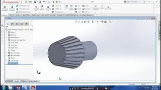 Bevel gear in solidworks 2017