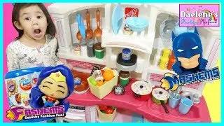 Step 2 Fun with Friends Kitchen Toy Surprise Mashems and Fashems Kids Toys Channel @DaeleneFP