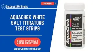 AquaChek White Salt Titrators Test Strips