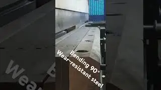 Bending wear-resistant steel at 90&deg;