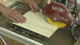 Как резать плитку пилой для мокрого реза
