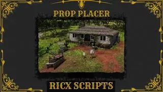 RedM Script - RicX Prop Placer - RedEM:RP Reboot/RSG/QBR/QR/VORP Script