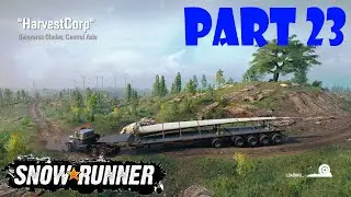 SnowRunner - BELOZERSK GLADES, CENTRAL ASIA - SEASON 8 - PART 23 #snowrunner  #season8 #truck