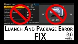 UE4 Crash when launching | Unable to package project because no proper SDK installed FIX