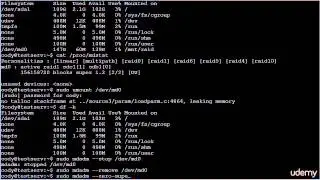 032  Removing a RAID array