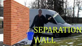 converting a van with no experience: the separation wall