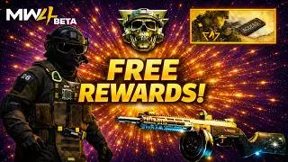 HOW TO GET FREE REWARDS ON MW4 BETA NOW!