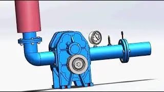lobe roots blower 3d model solidworks model solidworks