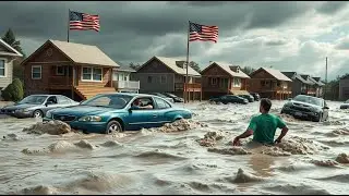 CHAOS! Massive Tornado Hits St. Louis, Missouri, USA| Flood