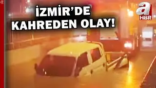 İzmir’de suyla dolan alt geçitte mahsur kalan sürücü hayatını kaybetti | A Haber