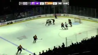 Hayden Dawes Scores Against Elmira in ECAC West Semifinals