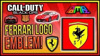 FERRARI LOGO EMBLEM: COD BO4 Ferrari Logo Emblem Tutorial! Bo4 Emblem Tutorial! PomPi