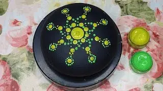 DIY How to Make a Mandala Stone | Painted Dotting Art | Satisfying Painting Rocks