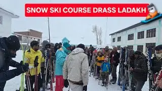 Fresh Snowfall Boosts Winter Sports as 7-Day Ski Course Begins in Drass Ladakh 