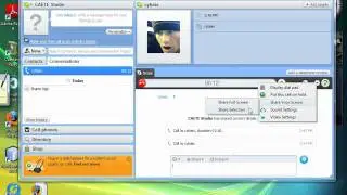 Sharing your screen in Skype..