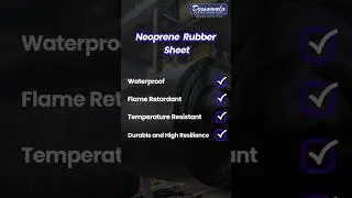 Neoprene Rubber Sheets: Waterproof, Flame Retardant & Durable!