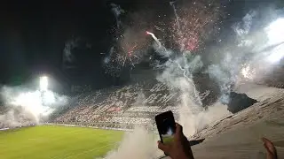Recibimiento Olimpia vs Flamengo, octavos de final, Libertadores 2023