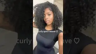 ♡ #quickweave #organique #watercurl #waterwave #curlyhairstyles #cute #curls #naturalhair #hairstyle