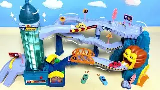 Lion Mountain Adventure Car Track | Unboxing & Assembly Toy Car Set