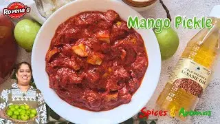 Manglorean Mango Pickle Recipe | Cut Mango Pickle | Traditional Mango Pickle | Ambyache Lonche