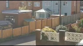 In-situ fence panels in Bolton