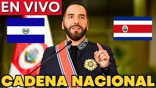 CADENA NACIONAL BUKELE SORPRENDE A TODOS CON ESTO NADIE LO ESPERABA EL SALVADOR - COSTA RICA