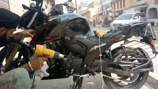 New Bike Lamination / बाइक लैमिनेशन No Scratch After Lamination 🤗