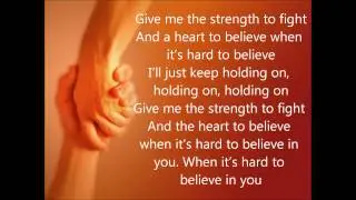 Holding On -- Jamie Grace