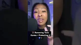 ✂️ Removing toxic karma + Protecting U 🧿✨ #asmr #reiki #energyhealing #asmrforsleep #relax