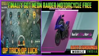 FINALLY GOT NEON RAIDER MOTORCYCLE FREE IN ROYAL ADVENTURE EVENT | BGMI | TAMIL | Epic Gamers YT