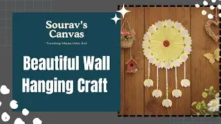 Beautiful Wall Hanging Craft ✨✨ Budget Friendly Craft ✨✨ Craft For Beginners 🌟🌟