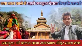 अष्टभुजा माँ कलश यात्रा | जगरनाथ मंदिर साल्ड तक भव्य शोभा यात्रा | धार्मिक आयोजन 2025