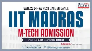 MTech - IIT Madras | Aerospace Engineering | Post GATE Guidance 2024 Aerospace Engineering