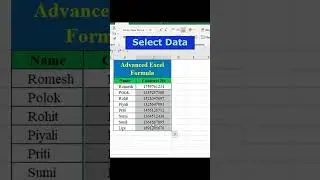 🤢😱Advanced Excel Formula 2024😱🤢 || #google #ytshorts #shorts #short #youtubeshorts #whatsappstatus