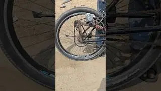 Homemade electric bike using self motor power full #electric #bike